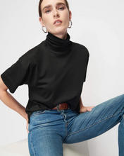 Load image into Gallery viewer, Nation LTD - Fable Turtleneck Tee - Jet Black

