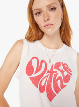 Load image into Gallery viewer, MOTHER - Strong and Silent Type Cropped Muscle Tee - Heart
