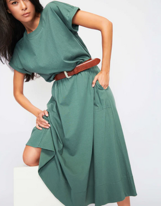 Nation LTD - Garcelle Dress - Jade Stone