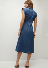 Load image into Gallery viewer, Veronica Beard - Ruben Denim Midi Dress - Cornflower
