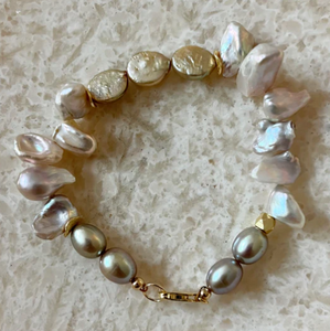 House of Olia - Opalis Freshwater Pearl Bracelet