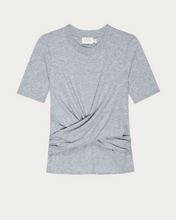 Load image into Gallery viewer, Nation LTD - Talia Wrap Tee Shirt - Heather Grey

