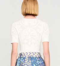 Load image into Gallery viewer, Marie Oliver - Crissy Jacquard Tee Shirt - Daisy
