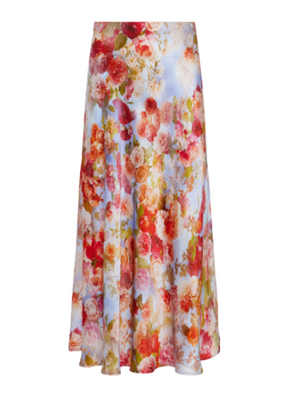 L'Agence - Clarisa Silk Skirt - Cloud Floral