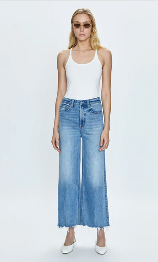 Pistola - Lana High Rise Ultra Wide Leg Denim Jeans - Villa