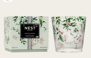 NEST - Specialty Glass 3 Wick Scented Candle - Indian Jasmine