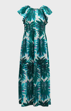 Load image into Gallery viewer, Marie Oliver - Kara Midi Linen Dress - Monstera
