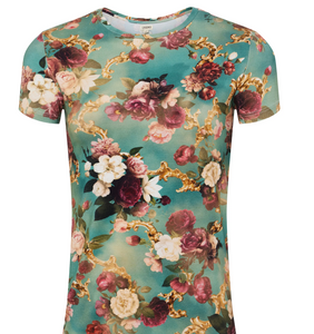 L'Agence - Ressi Fitted Tee Shirt - Rococo Print