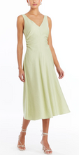 Load image into Gallery viewer, Amanda Uprichard - Sabal Linen Blend Dress - Aloe
