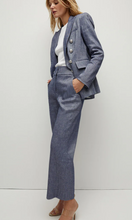 Load image into Gallery viewer, Veronica Beard - Miller Linen Dickey Jacket - Blue Melange
