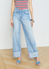 Load image into Gallery viewer, L&#39;Agence - Miley Cuffed Wide-Leg Jean - Emerson
