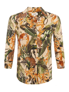 L'Agence - Camille Blouse - Ecru Rococo Jungle