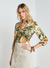 Load image into Gallery viewer, L&#39;Agence - Camille Blouse - Ecru Rococo Jungle
