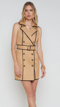 Load image into Gallery viewer, L&#39;Agence - Hale Mini Trench Dress - Soft Camel
