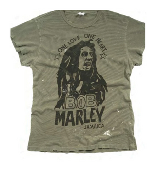 Madeworn - Bob Marley Crew Tee - Fatigue