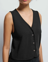 Load image into Gallery viewer, Nation LTD - Vienna Vest - Jet Black
