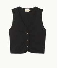 Load image into Gallery viewer, Nation LTD - Vienna Vest - Jet Black
