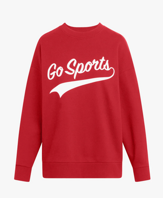 Favorite Daughter - Go Sports Sweatshirt - Red/White