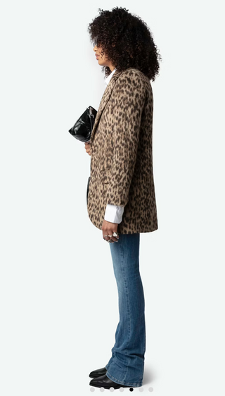 Zadig & Voltaire - Violet Leopard Coat - Naturel