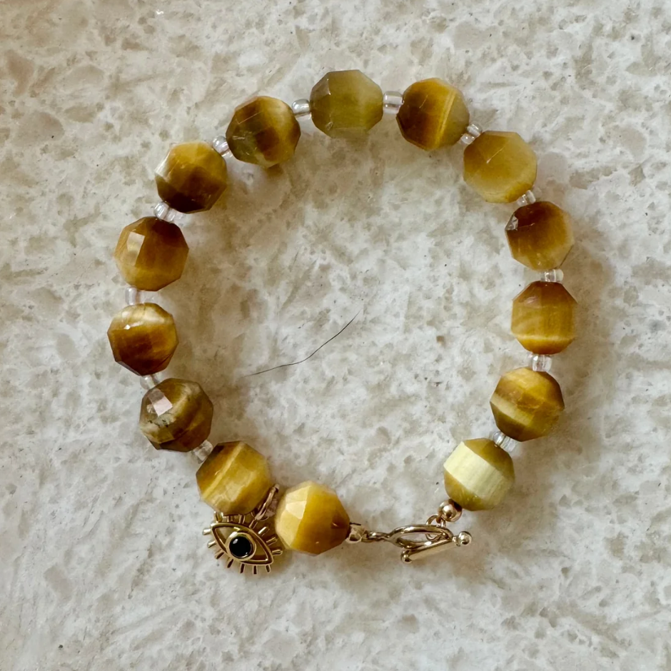 House of Olia - Filo Tiger Eye Bracelet