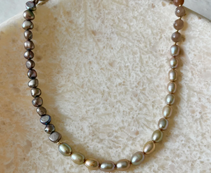 House of Olia - Ludi Medi Pearl and Moonstone Necklace