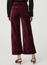 Load image into Gallery viewer, Anessa Velvet Wide Leg Trouser - Dark Oxblood
