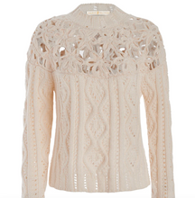 Load image into Gallery viewer, Marie Oliver - Flora Sweater - Winter White
