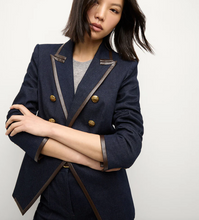 Load image into Gallery viewer, Veronica Beard - Miller Denim Dickey Jacket - Midnight
