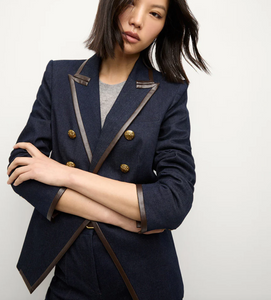 Veronica Beard - Miller Denim Dickey Jacket - Midnight