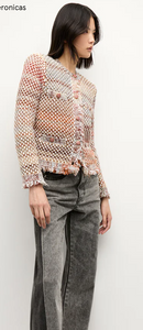 Veronica Beard - Sariyah Knit Jacket - Red Multi