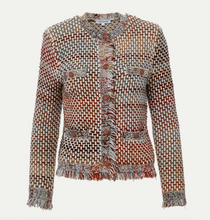 Load image into Gallery viewer, Veronica Beard - Sariyah Knit Jacket - Red Multi
