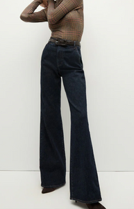 Veronica Beard - Crosbie Wide Leg Denim Trouser - Indigo Rinse