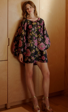 Load image into Gallery viewer, Arianne Elmy - Good Luck Dress - Black/Pink Floral
