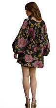 Load image into Gallery viewer, Arianne Elmy - Good Luck Dress - Black/Pink Floral
