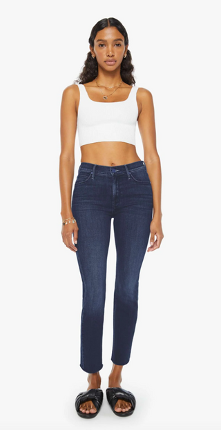 Mother - The Mid Rise Dazzler Ankle Jeans - Chip On My Shoulder