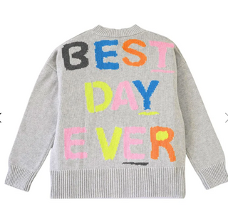 Kerri Rosenthal - Best Day Ever Cotton Sweater - Silver Fox