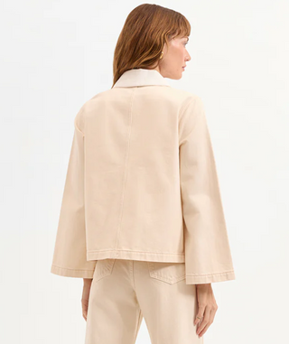 Veronica Beard - Dahl Chore Jacket - Beige/White