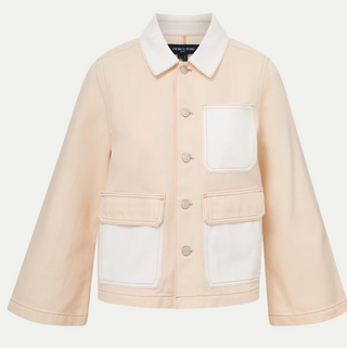 Veronica Beard - Dahl Chore Jacket - Beige/White
