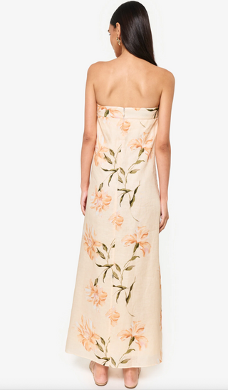 Cami NYC - Andalus Strapless Linen Maxi Dress - Daylily