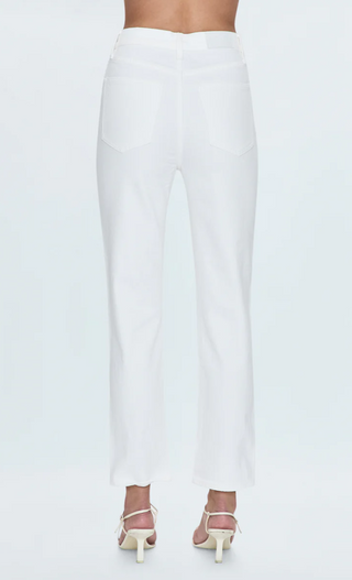 Pistola - Bri High Rise Slim Straight Jean - Antique White
