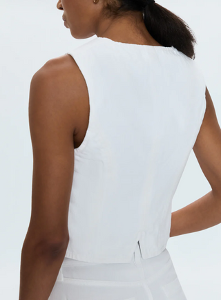 Pistola - Vero Denim Vest Top - White
