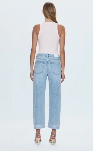 Pistola - Kacey Mid Rise Cuffed Boyfriend Jean - Berkeley