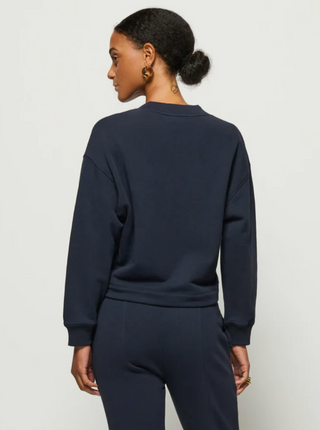 Nation LTD - Jessi V Neck Sweatshirt - Night Sky