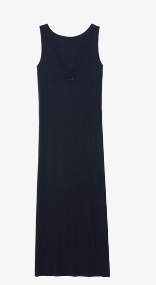 Zadig & Voltaire - Deva Linen Maxi Dress - Encre