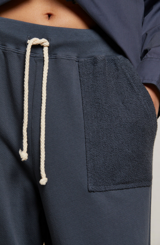 perfectwhitetee - Rosanna French Terry Reverse Pocket Pant - Night