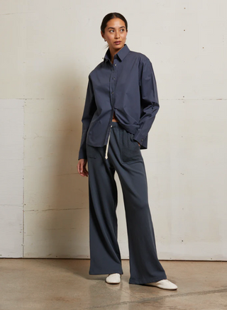 perfectwhitetee - Rosanna French Terry Reverse Pocket Pant - Night