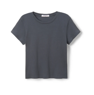 perfectwhitetee - Lisa Fitted Short Sleeve Tee - Night