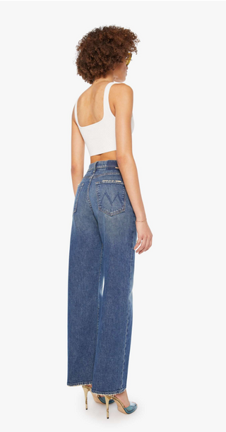 Mother - The Lasso Sneak High Rise Wide Leg Jeans - Punk Nouveu