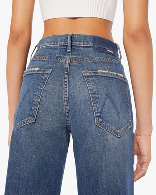 Mother - The Lasso Sneak High Rise Wide Leg Jeans - Punk Nouveu