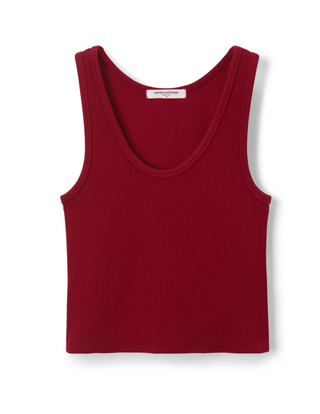 perfectwhitetee - Blondie Structured Rib Tank - Maple